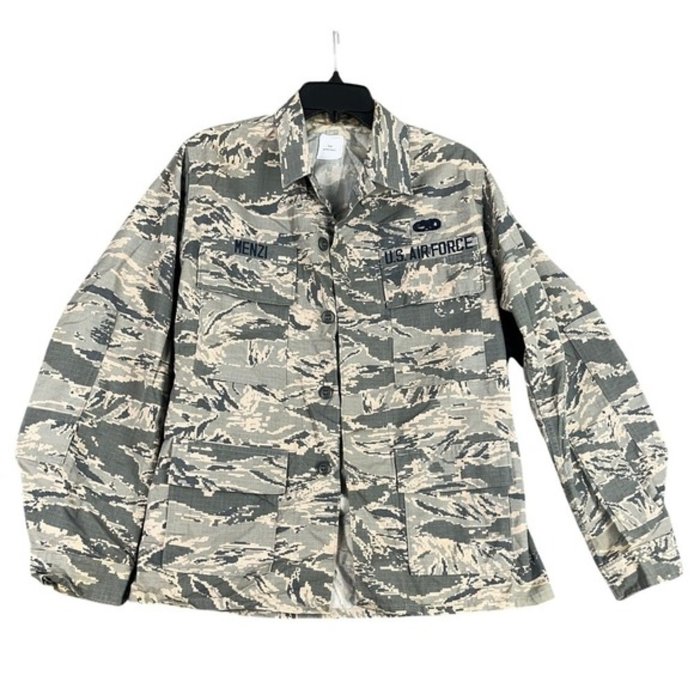 US Air Force 34R Camo Utility Jacket Military Core Tactical Street Edit combat‎